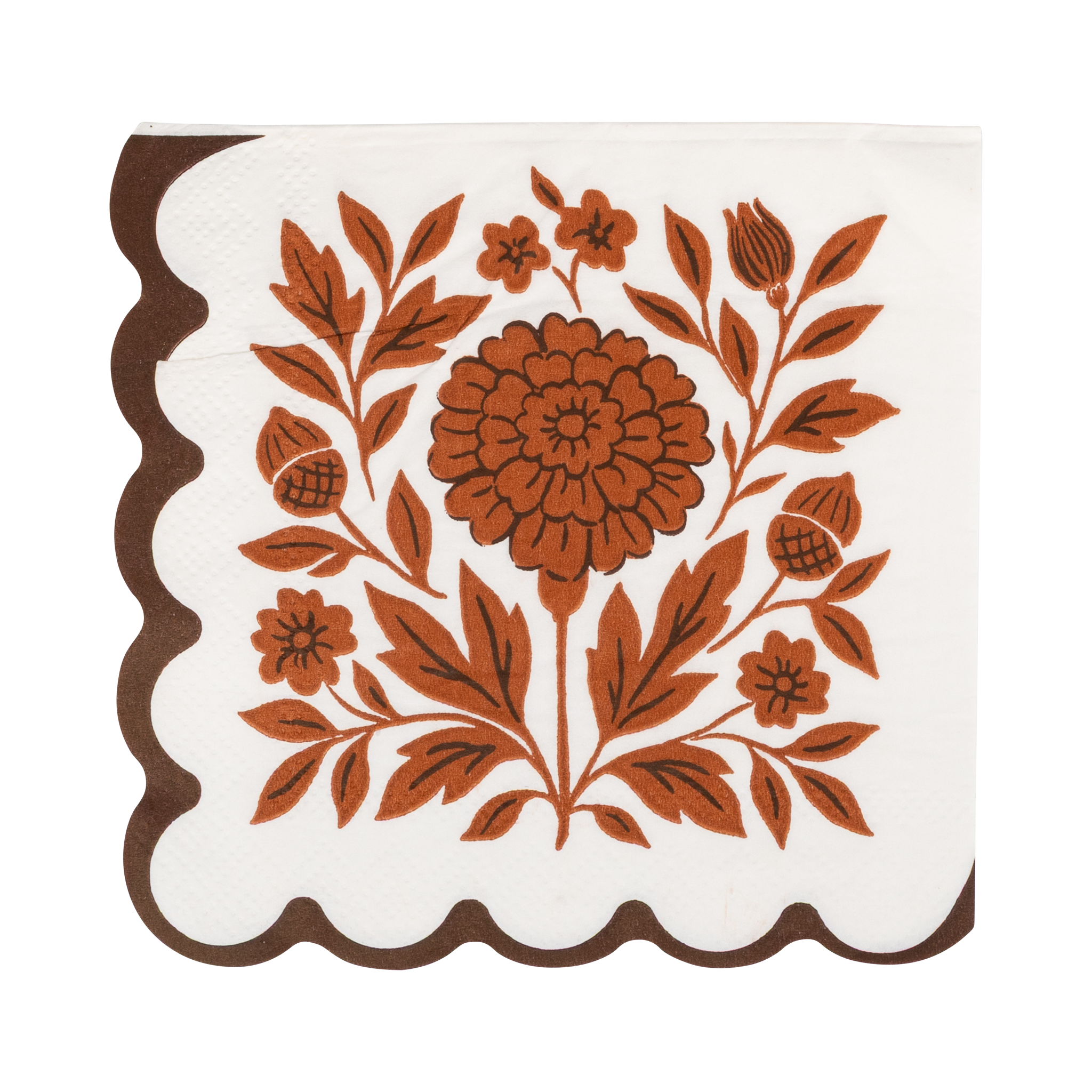Fall Flora Cocktail Napkin