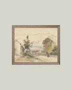 The Road From Versailles Framed Antique Art