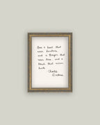 Have A Heart Framed Antique Print