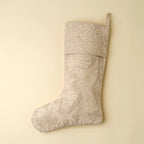Forestvale Embroidered Stocking White