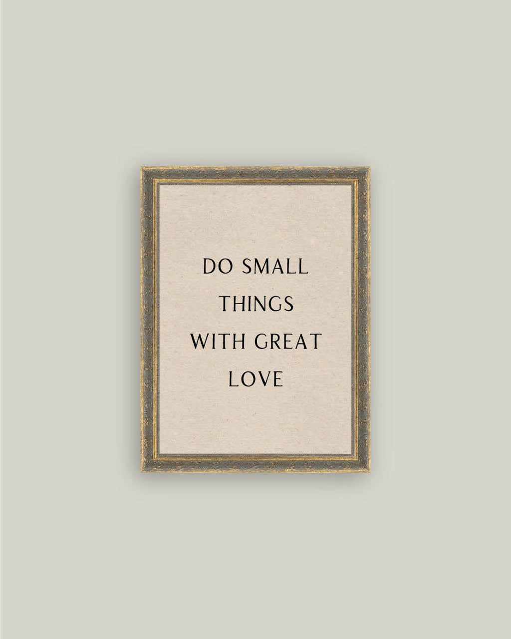 Do Small Things