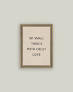 Do Small Things
