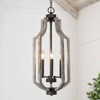 Reyliss 3-Light Wood Chandelier