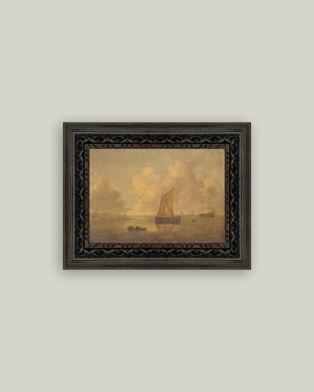 Seascape Town Framed
