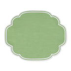 Mistletoe Green Slub Placemat