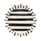 Halloween Sketchy Stripes 11" Plate