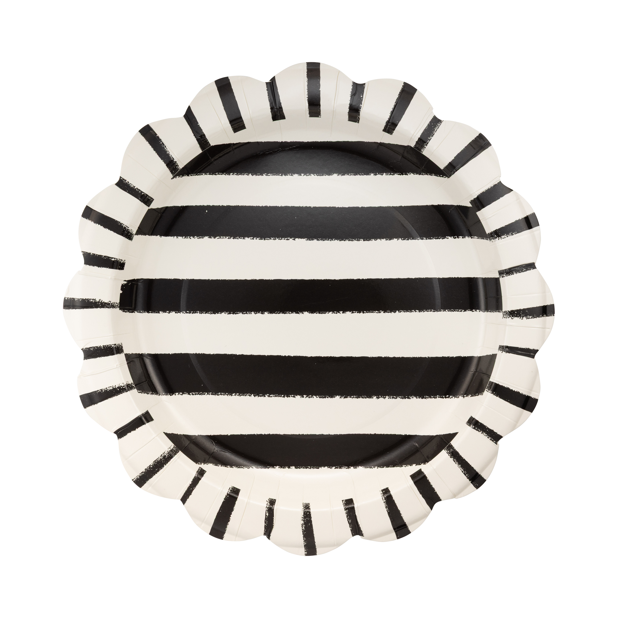 Halloween Sketchy Stripes 11" Plate