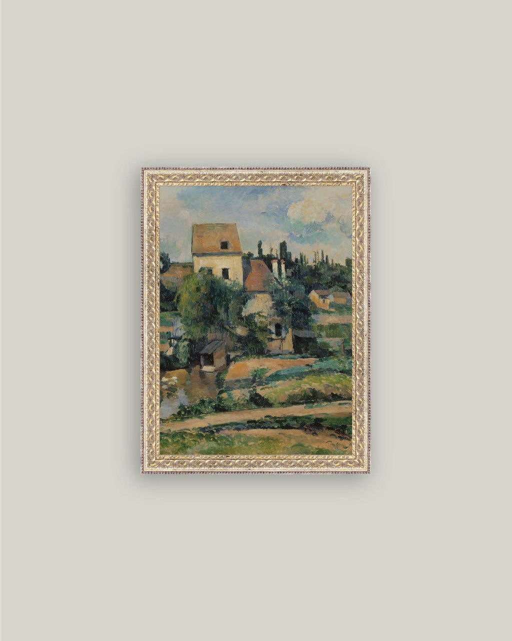 The Mill in Pontoise Framed