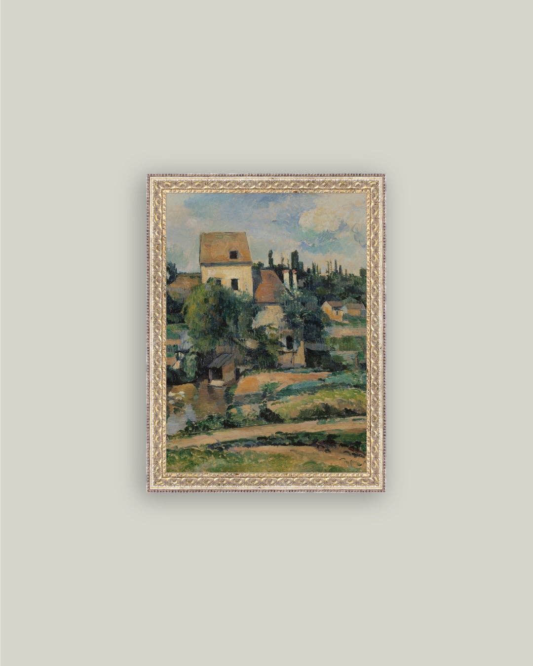 The Mill in Pontoise Framed