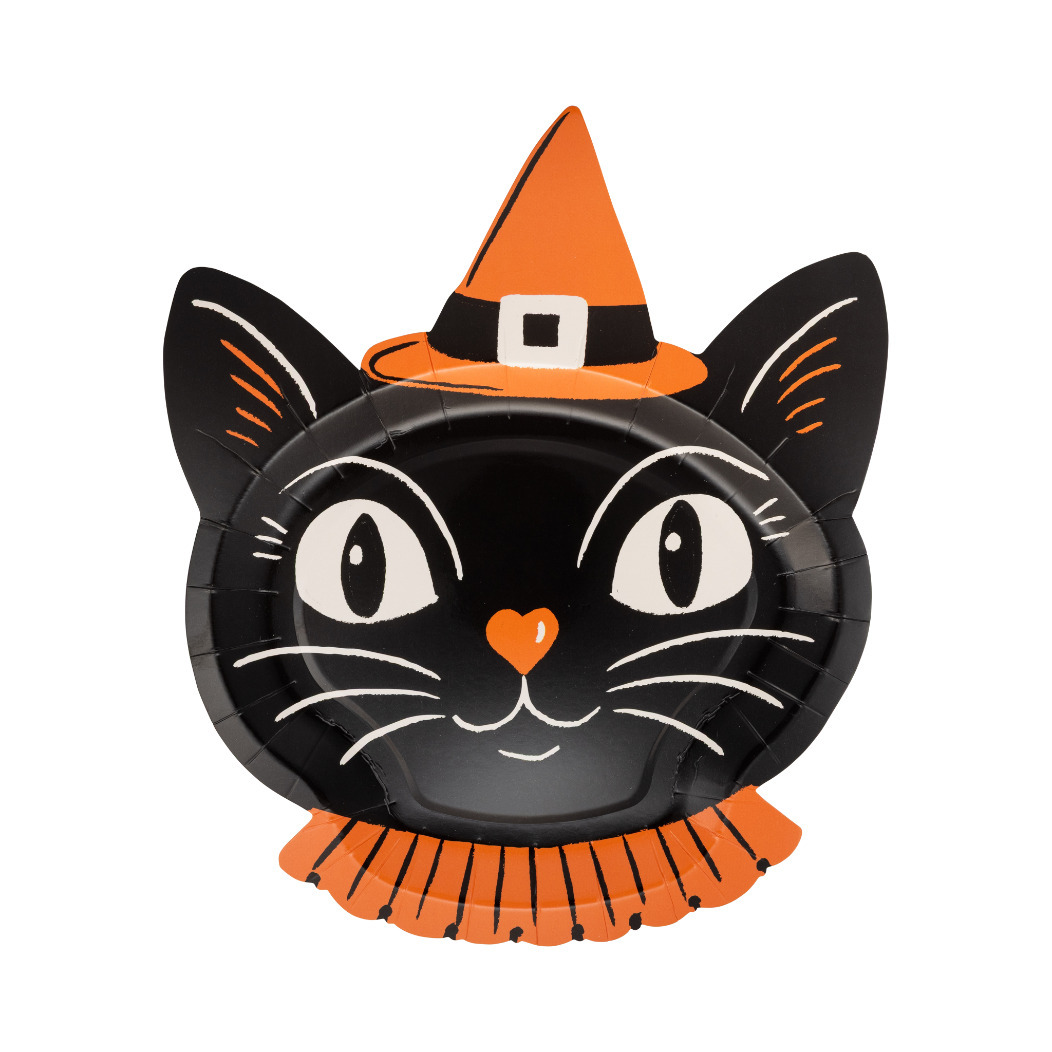 Vintage Witchy Cat Plate