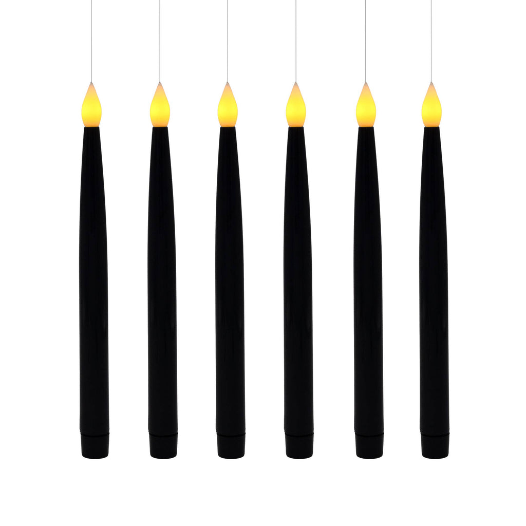 Hanging Black Taper Candle
