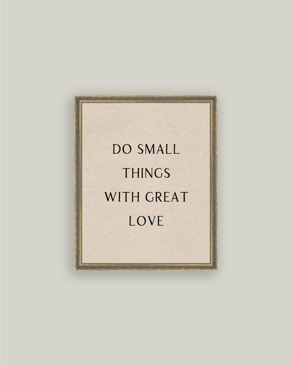 Do Small Things