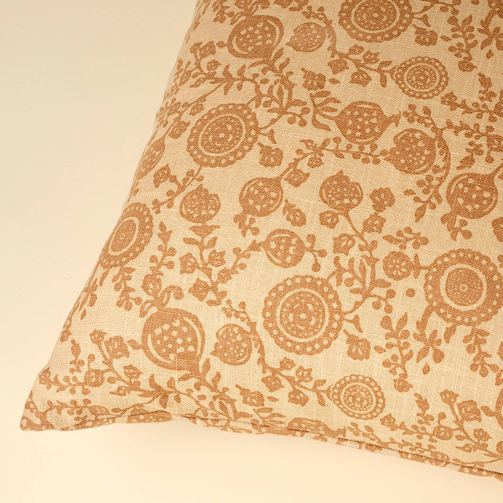20x20 Pomegranate Pillow-Terracottta