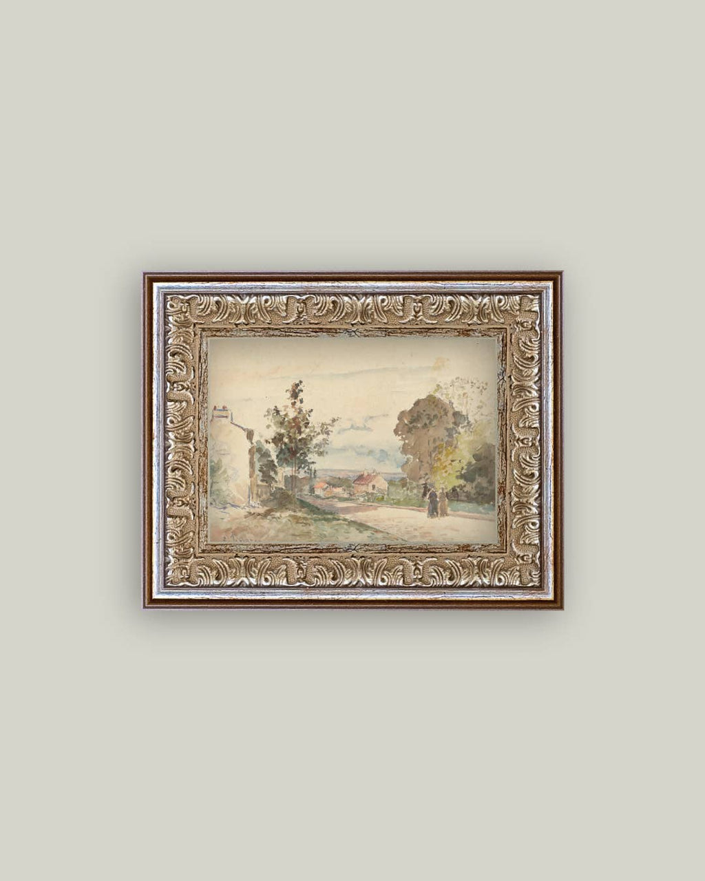The Road From Versailles Framed Antique Art