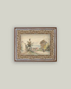 The Road From Versailles Framed Antique Art