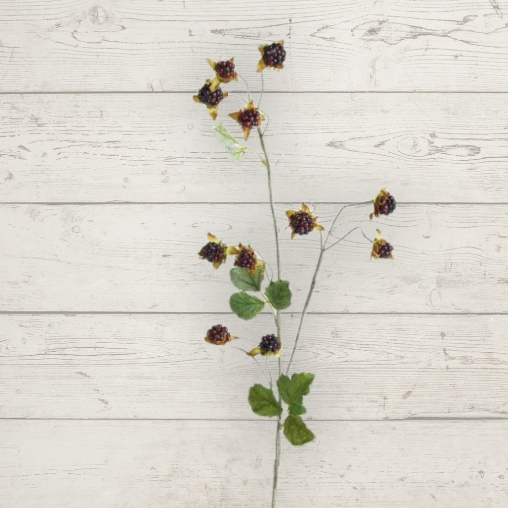 31" Wild Blackberry - Single Stem Faux Flower