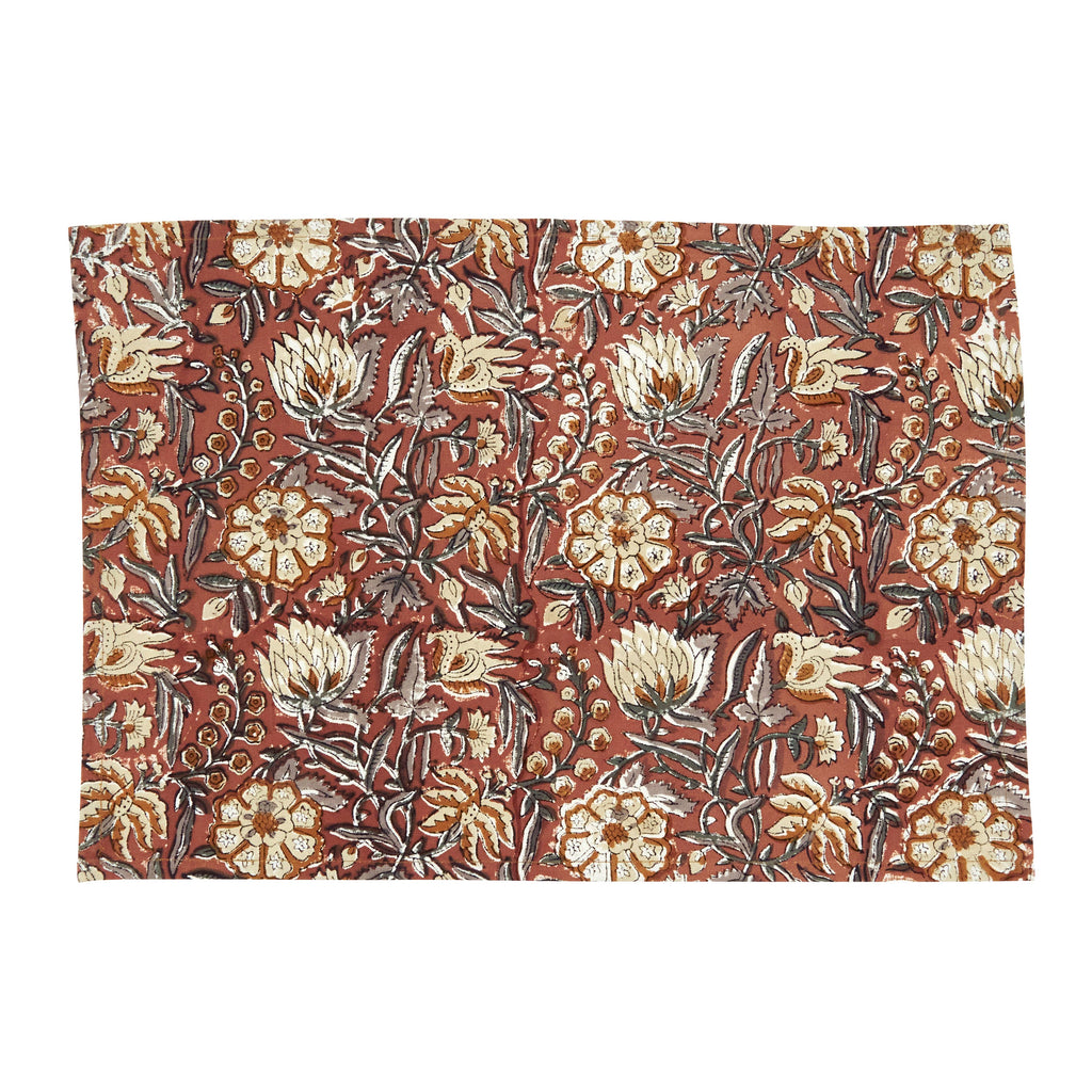 Autumn Botanical Cotton Placemats