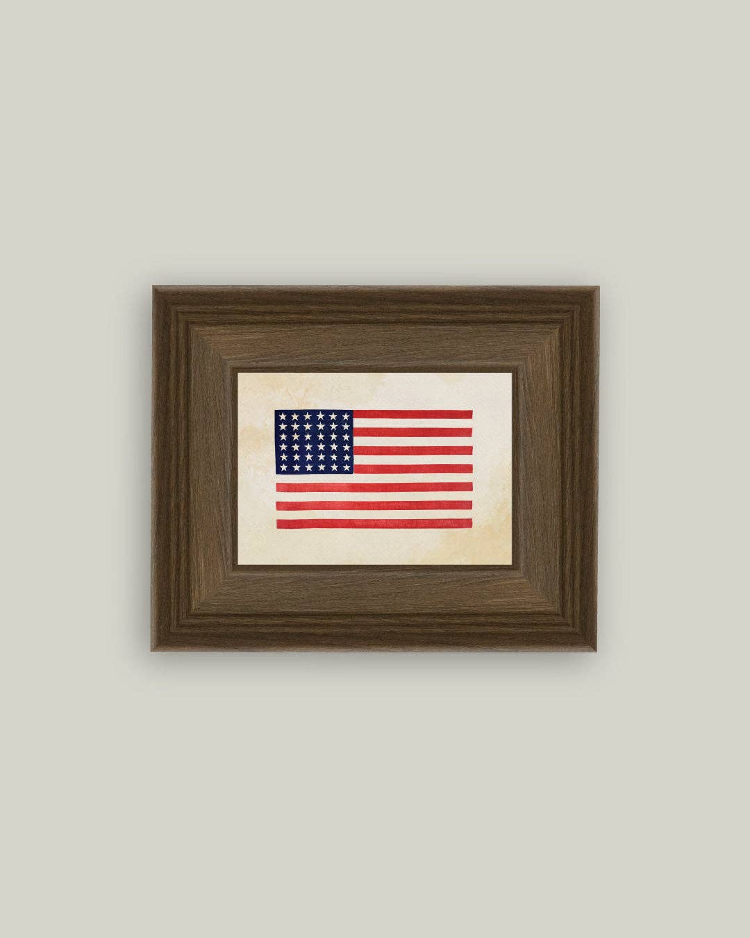 Thirty-Six Star Flag Framed