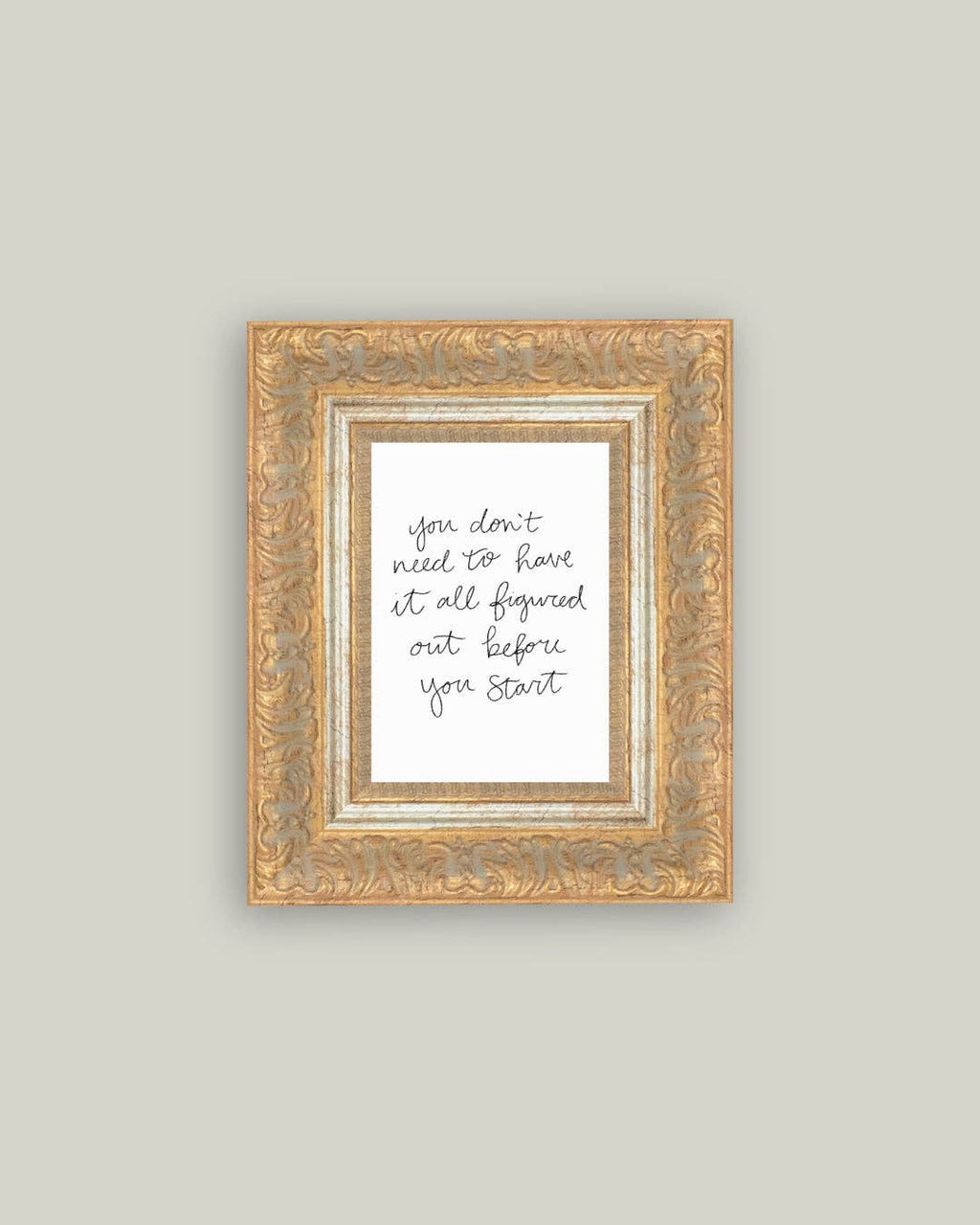 You Don't Need Framed Antique Art