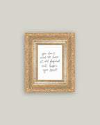 You Don't Need Framed Antique Art