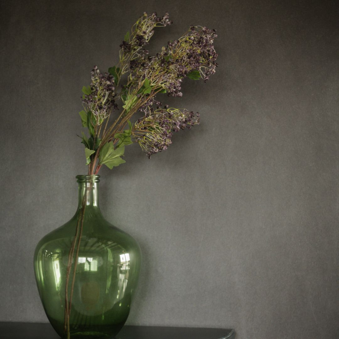 34" Purple Winter Daphne Spray Floral Decor