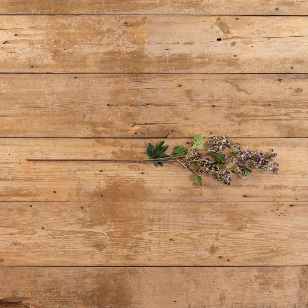 34" Purple Winter Daphne Spray Floral Decor