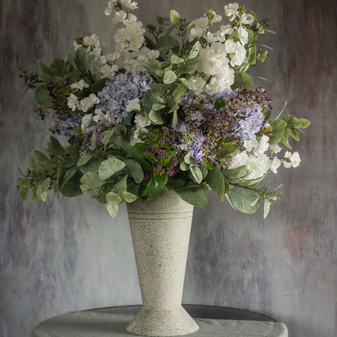 34" Purple Winter Daphne Spray Floral Decor