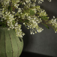 34" White Winter Daphne Spray Floral Decor