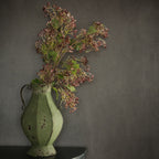 34" Wine Winter Daphne Spray Floral Decor