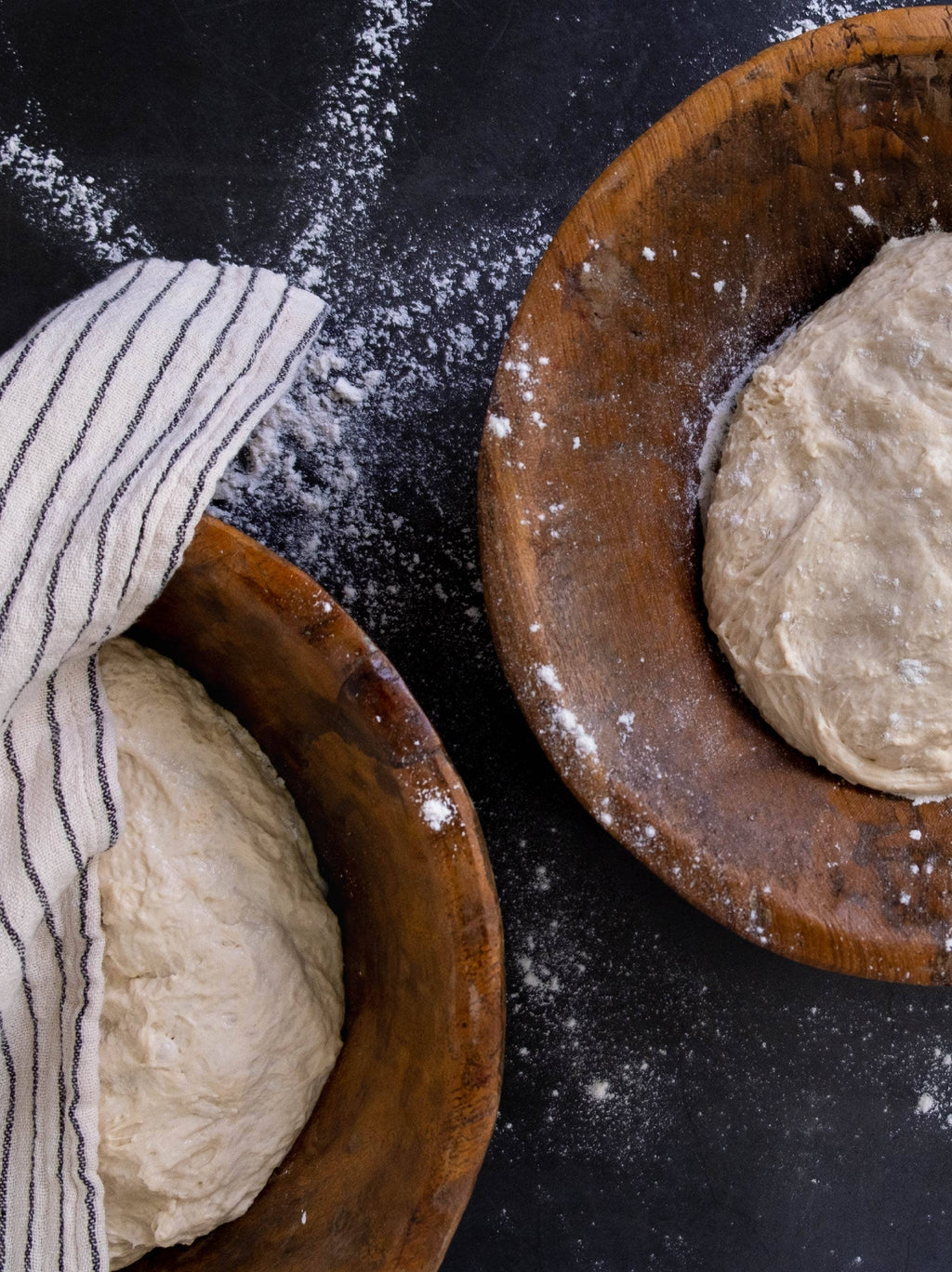 Found Dough Bowl Natural Med