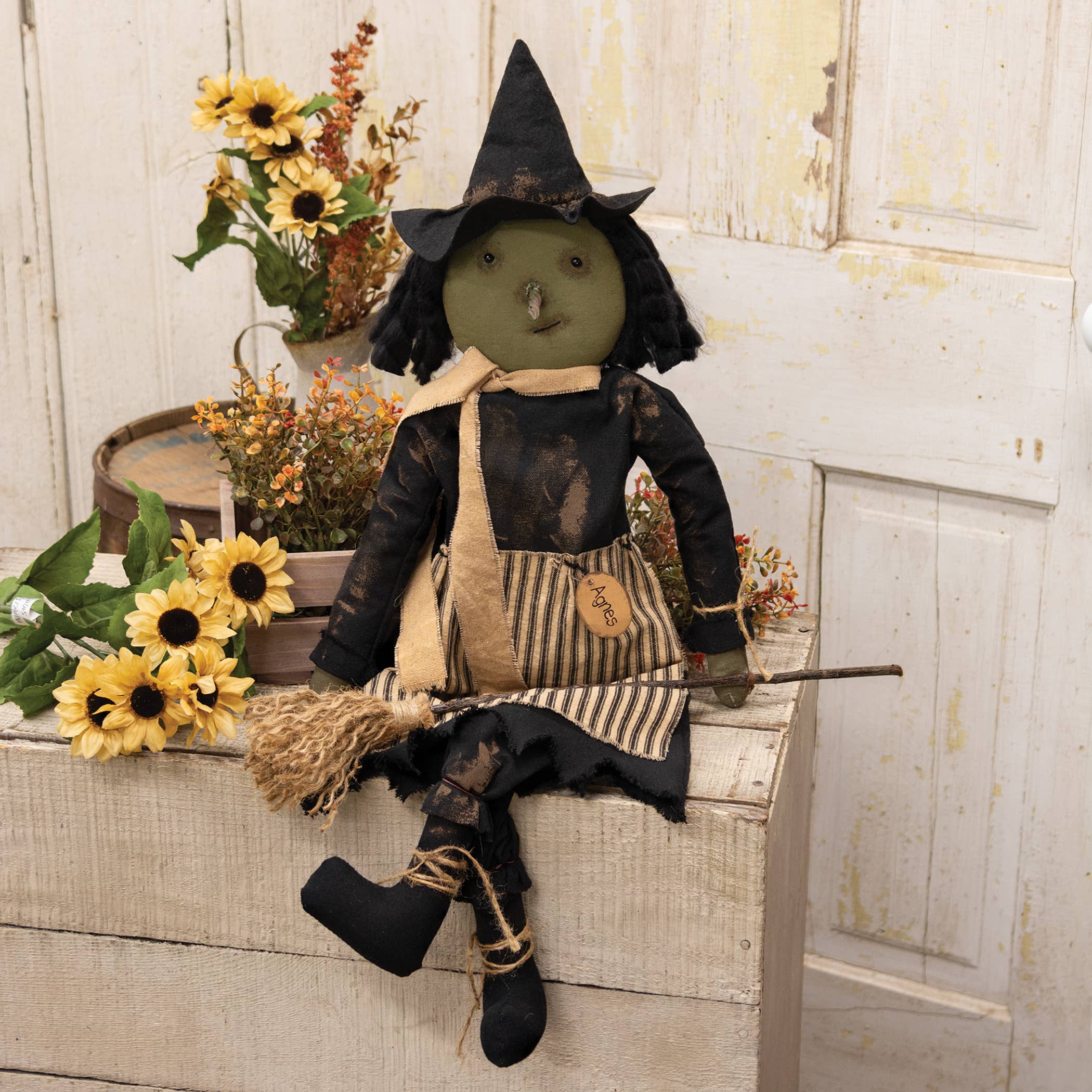 Agnes Witch Doll w/Broom