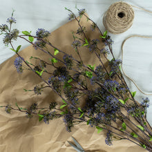 36" Purple Eucalyptus Seed Bush Decor