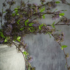 36" Purple Eucalyptus Seed Bush Decor