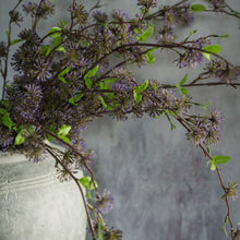 36" Purple Eucalyptus Seed Bush Decor