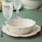 Le Jardin White Cabbage Soup Bowl