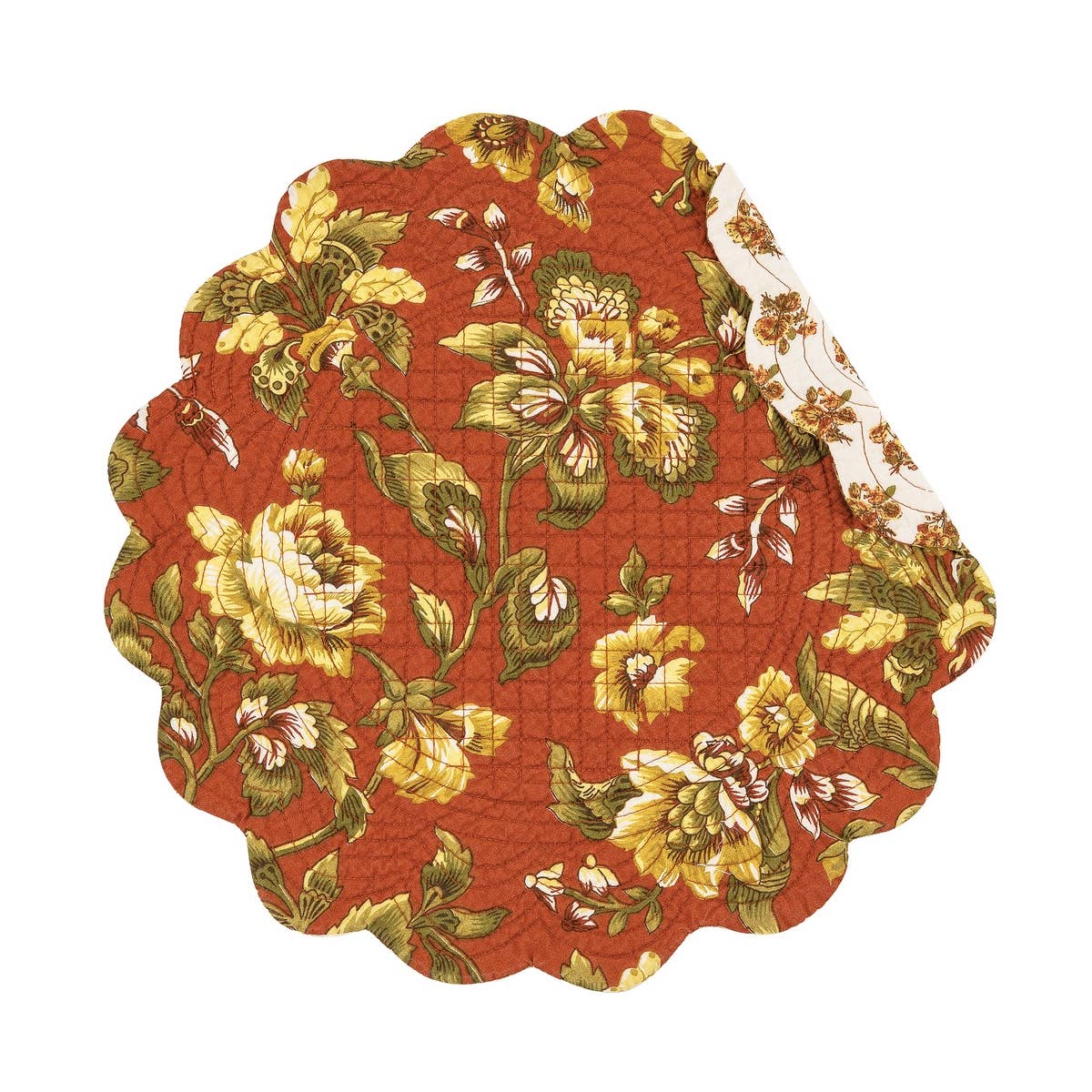 Fall Estelle Floral Round Placemat