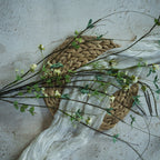 37" Wildflower Bush Artificial Flower - Boxwood & Cream