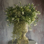 37" Wildflower Bush Artificial Flower - Boxwood & Cream