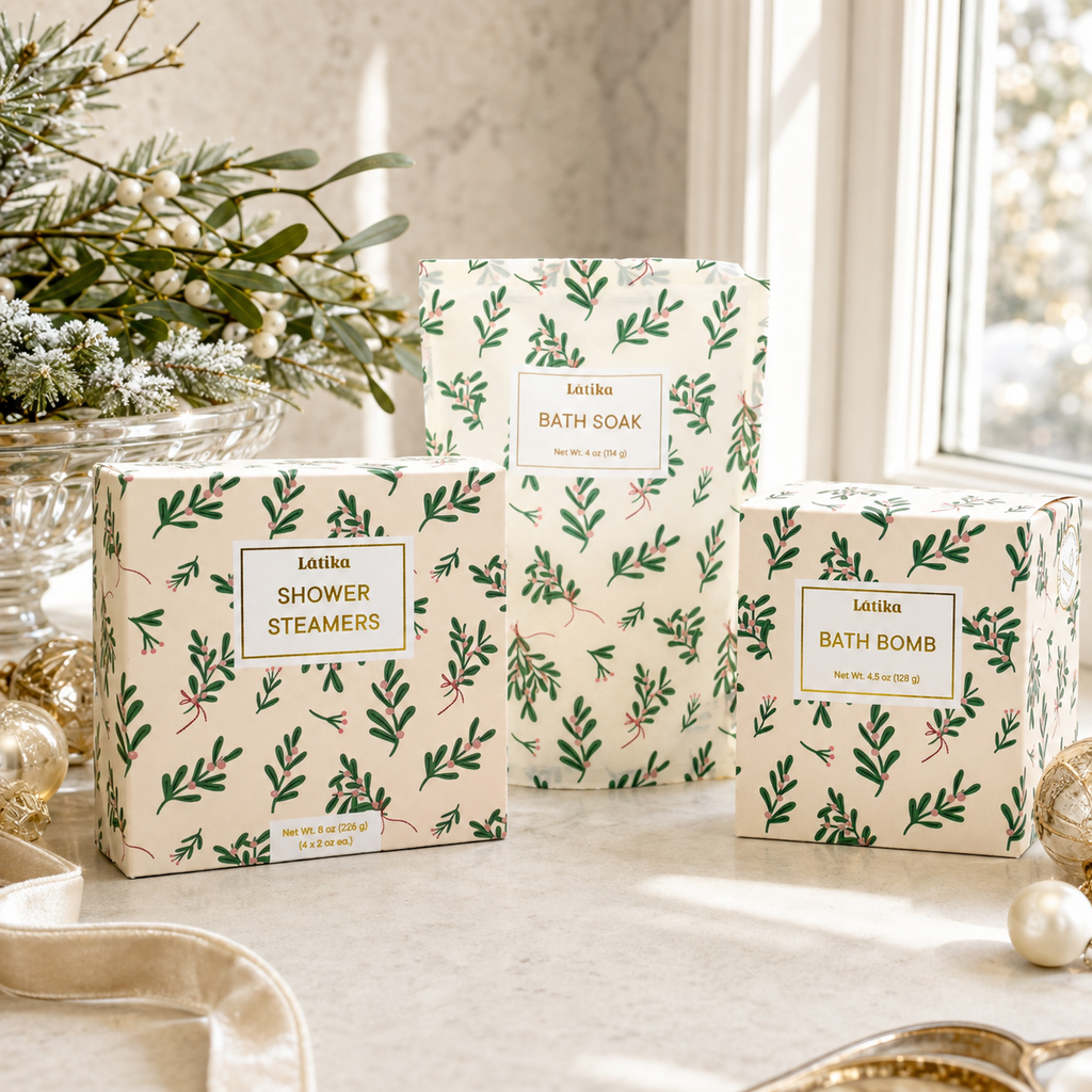 Holly Christmas Bath Bomb