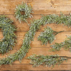 39" Soft Green Tea Leaf Branch