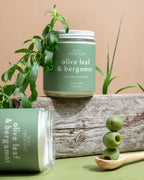 Olive Leaf & Bergamot Soy Wax Candle