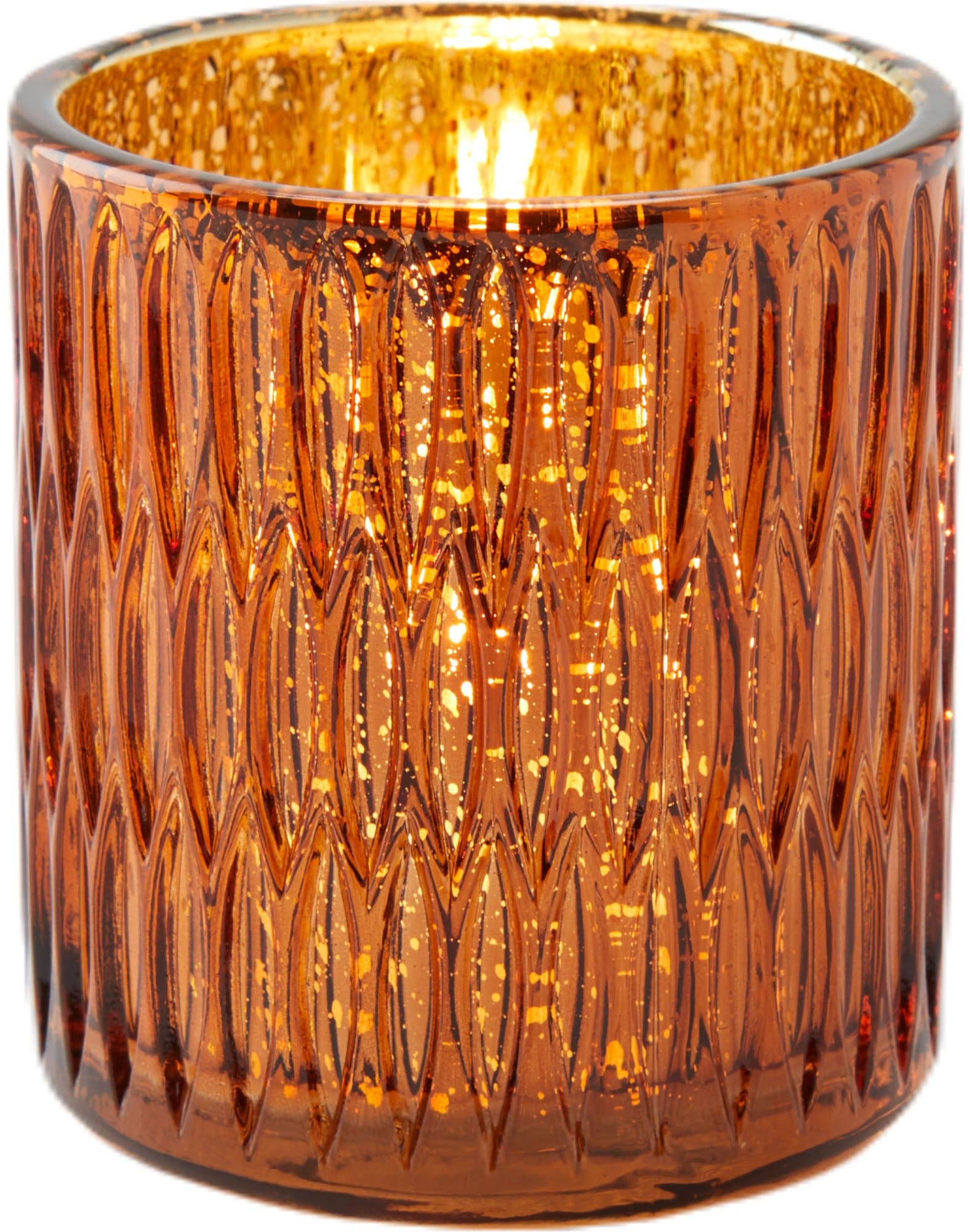 Marcy-Metallic Copper Votive Candle Holder