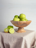 Classic Wood Pedestal Bowl
