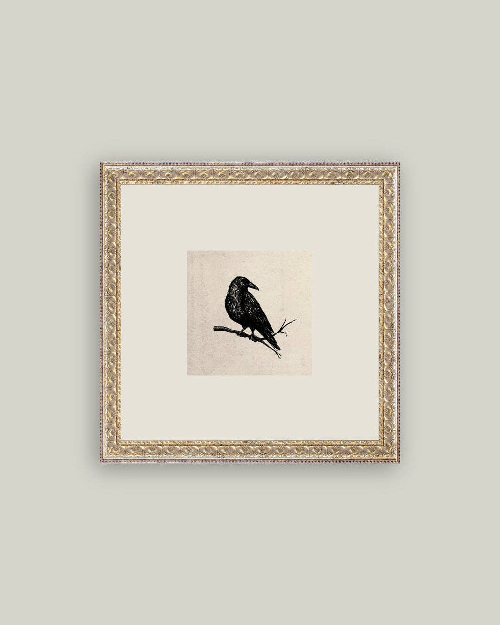 Crow Framed