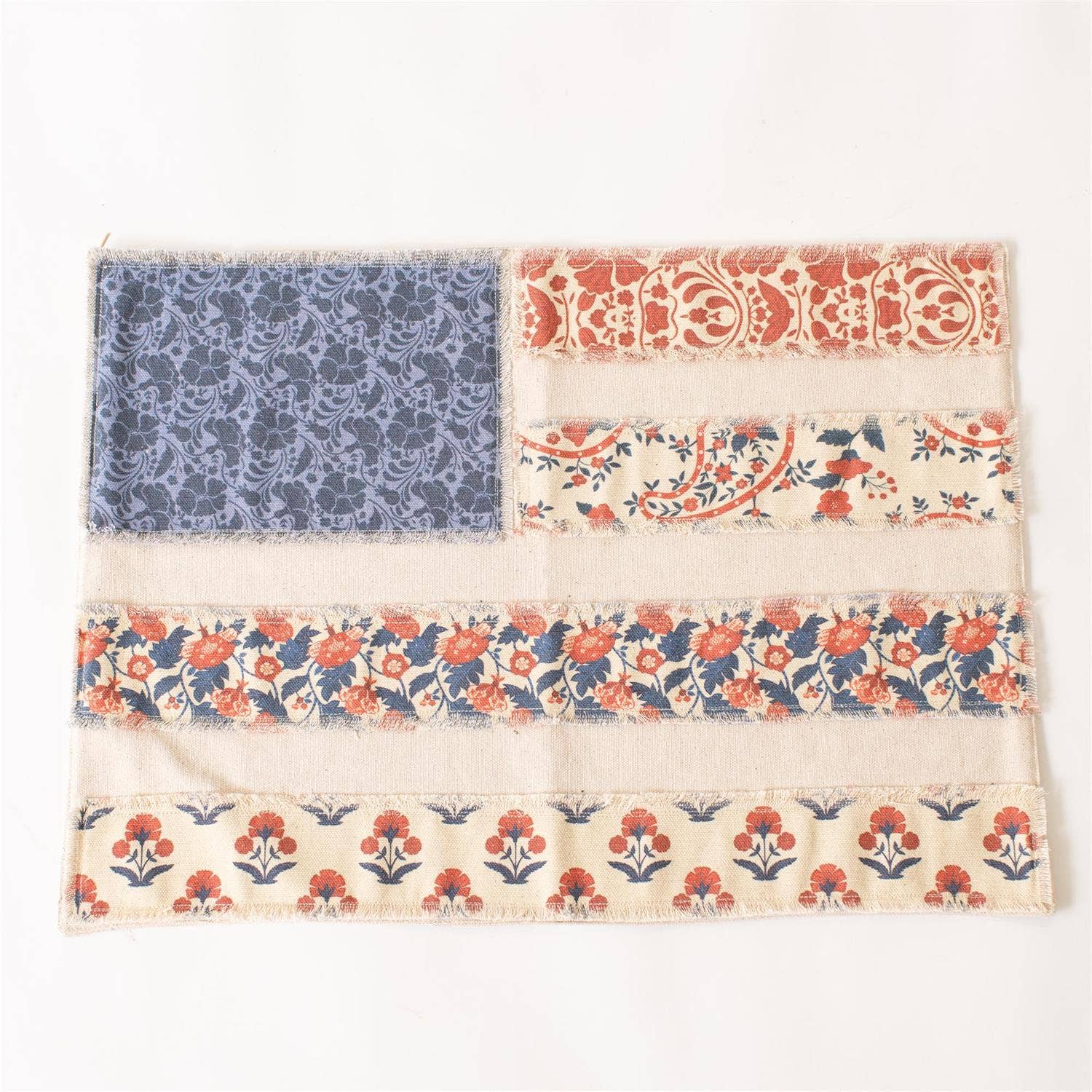 Patchwork American Flag Placemat