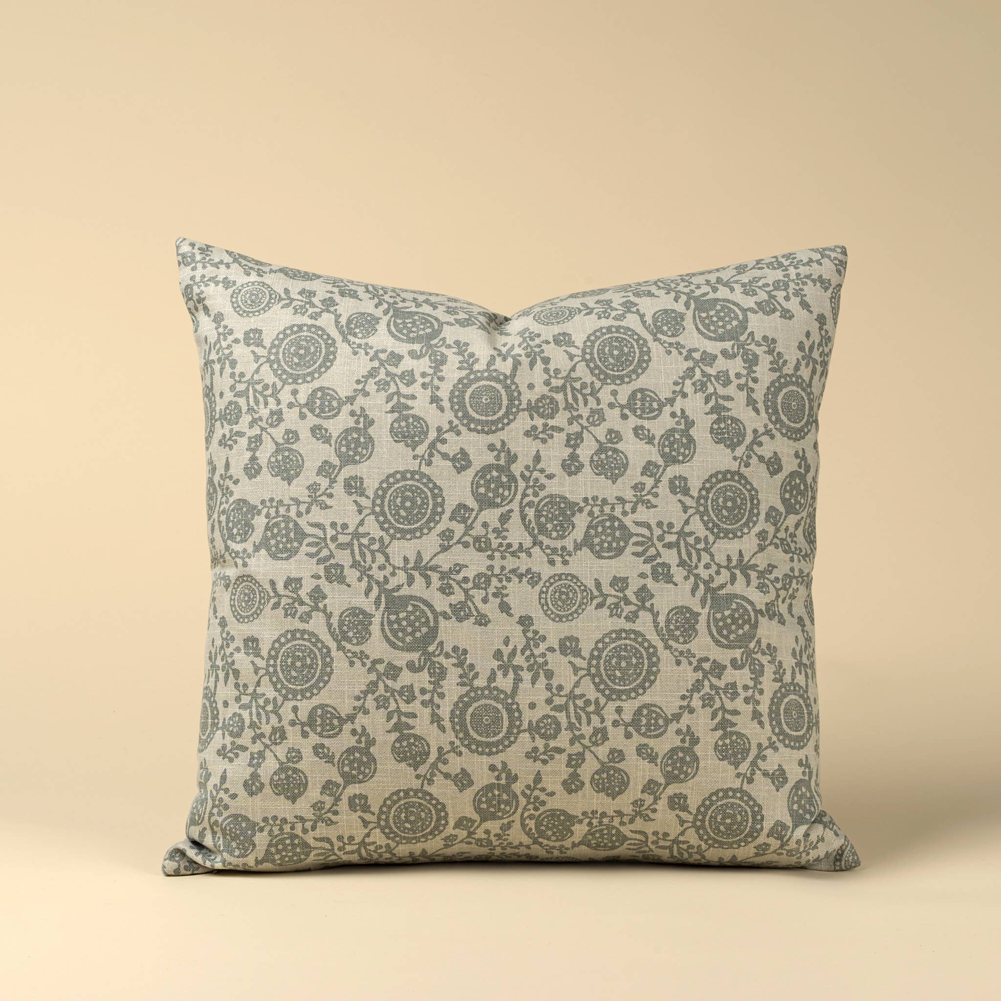 20x20 Pomegranate Pillow-Slate Blue