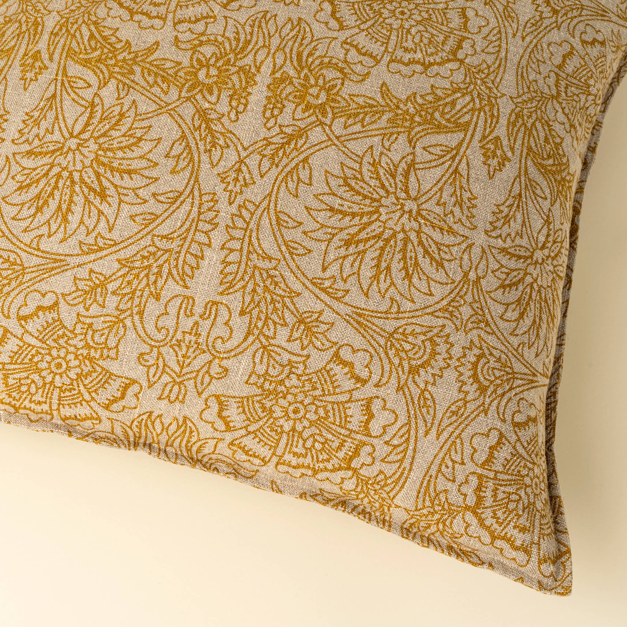 24x24 Floria Linen Pillow-Sunflower