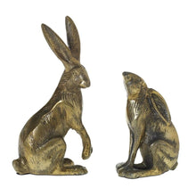4.5" Bea Bunny Figurine - Antiqued Gold Finish