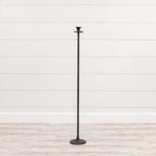 40" Black Tall Taper Candlestick