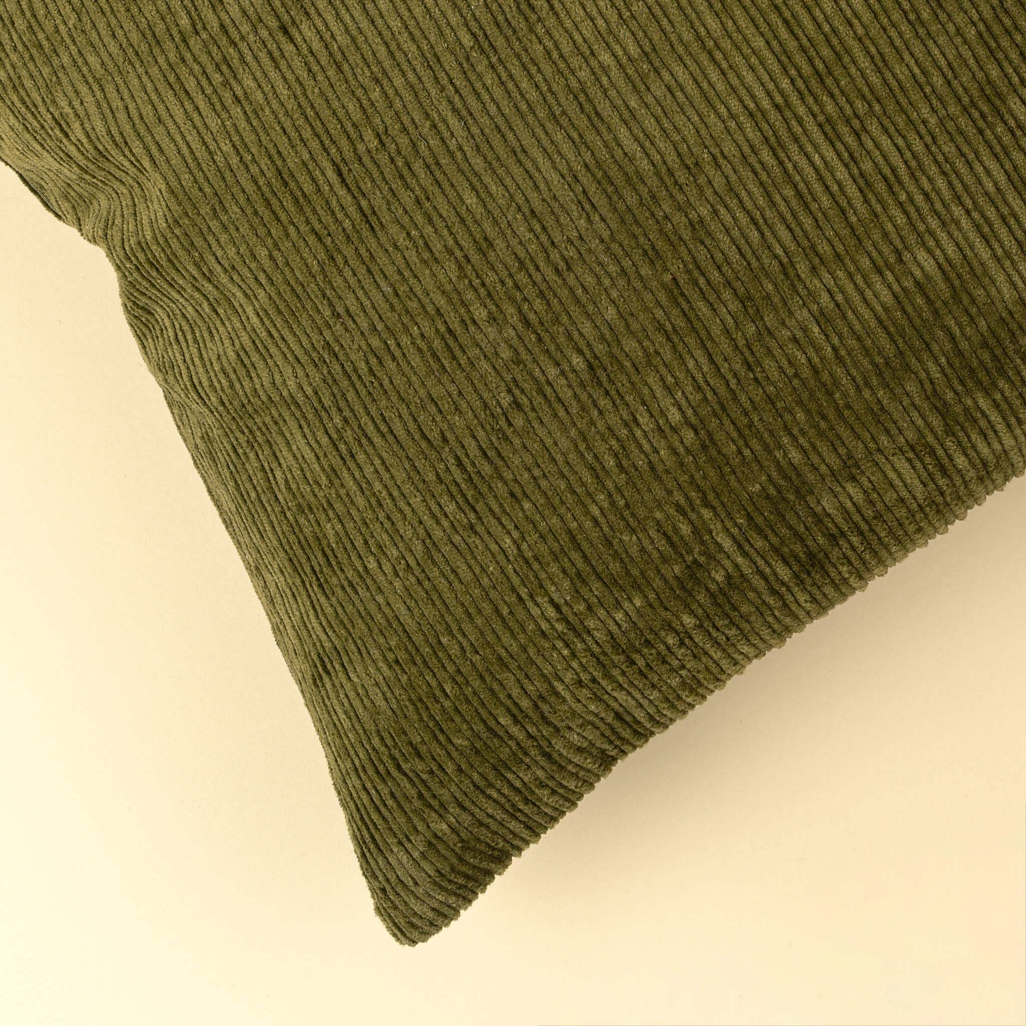 16x24 Wide Wale Corduroy Pillow - Moss